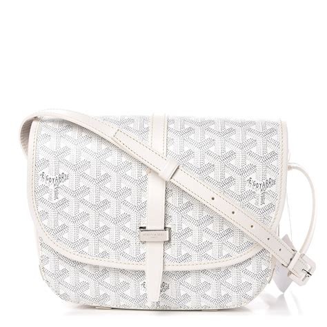 white goyard bag|goyard belvedere pm price 2023.